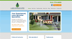 Desktop Screenshot of lawnsprinklerservices.net